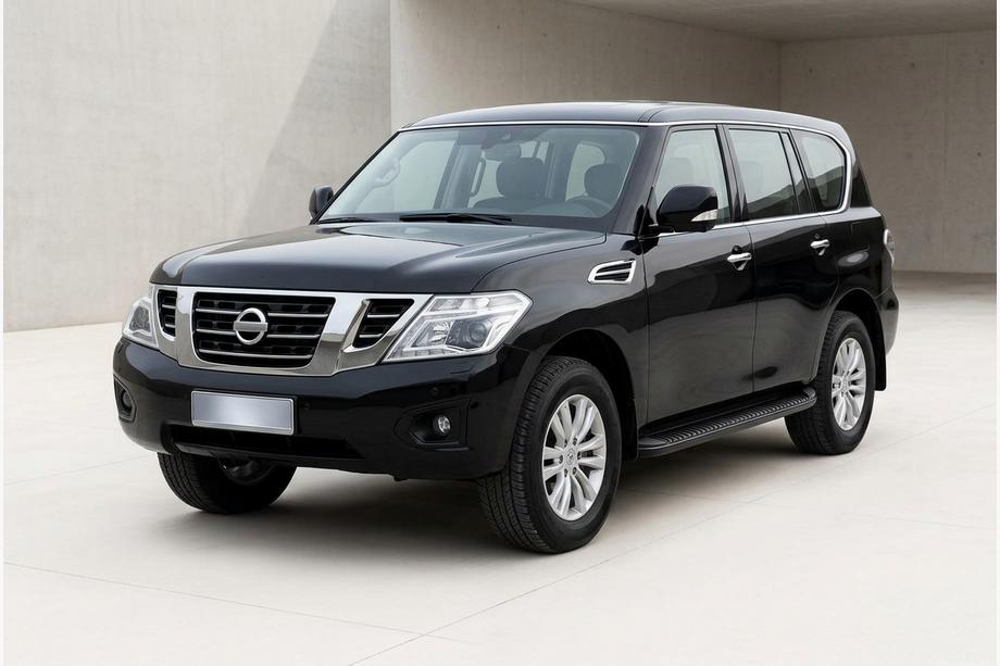 Nissan Armada 2016–2024 Side steps Tayga Black (2 stuks, aluminium) Foto 1