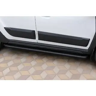 Zijsteps Premium (2 stuks, RVS) Black foto 1