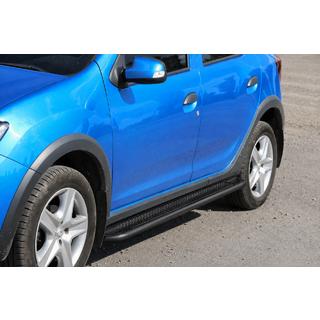 Side steps KB001 (RVS) Black Dacia Sandero 2013–2020 foto 2