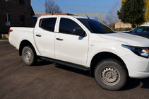 Fiat Fullback 2016– Zijsteps Premium (2 stuks, RVS) Black Ø60 foto 2