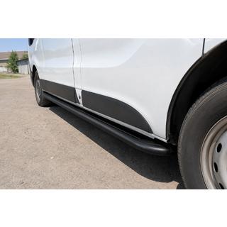 Side steps Premium (2 stuks, RVS) Black Fiat Talento 2016– foto 1