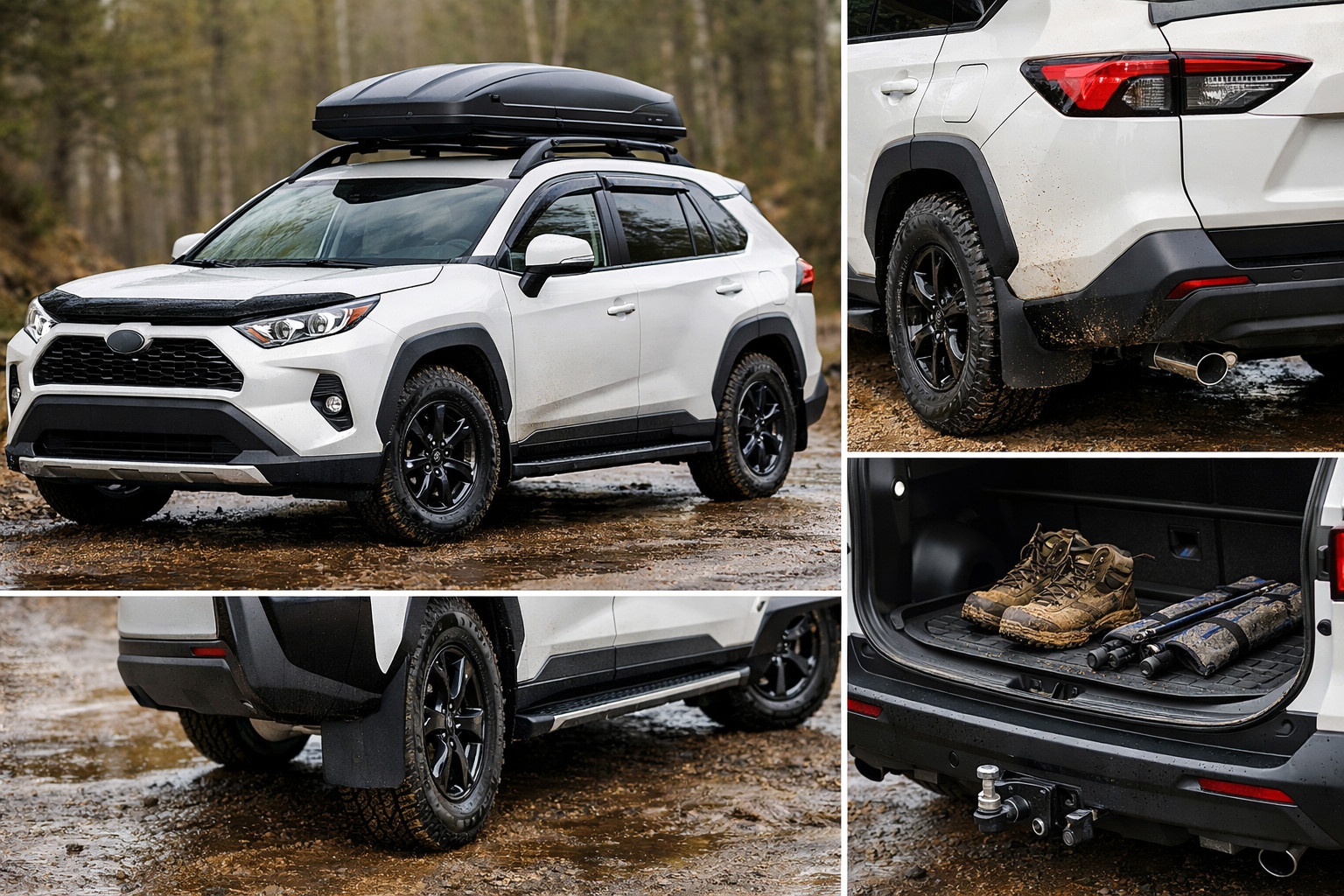 Praktische upgrade voor Toyota RAV4 2019+ voor regen, modder en snelweg