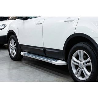 Side steps Allmond White (2 st., aluminium) Nissan Qashqai 2010–2014 foto 1