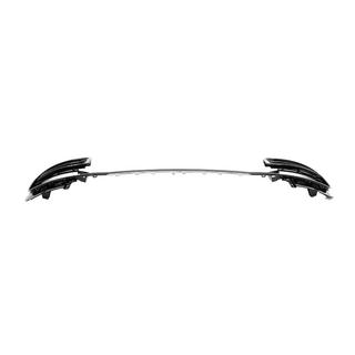 Front bumper lip spoiler set SVA Black (2018-2021, 3-delig) foto 4