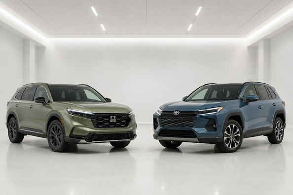 Toyota RAV4 2026 vs. Honda CR-V 2026: welke hybride SUV is beter? Foto 1