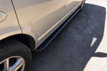 Volkswagen T5 Transporter 2003–2010 Side steps Premium Black (2 stuks, RVS) foto 2