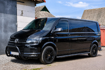 Volkswagen T5 Multivan 2003–2010 Side steps Premium Black (2 stuks, RVS) foto 4