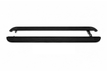 Volkswagen T5 Multivan 2003–2010 Side steps Premium Black (2 stuks, RVS) foto 6