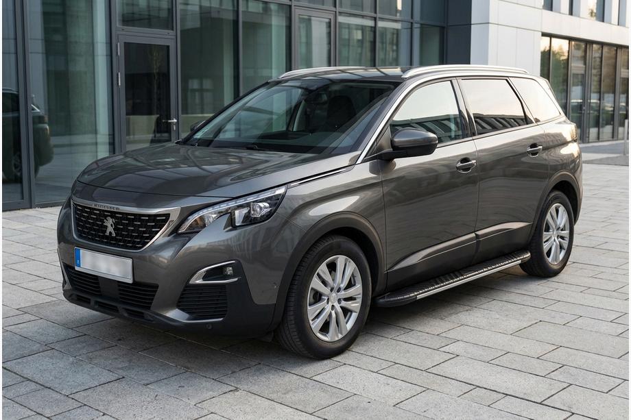 Peugeot 5008 2016–2023 Bosphorus Grey zijsteps (set van 2, aluminium) Foto 1