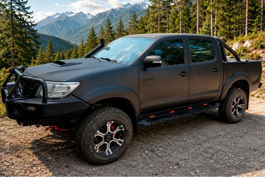 Toyota Hilux klaarmaken voor offroad: montage van de Dakar-kit