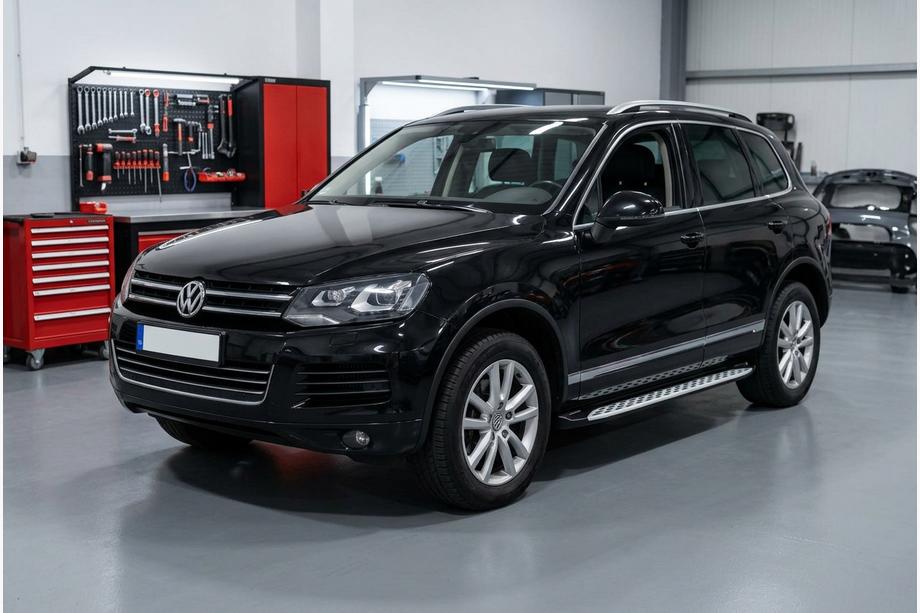 Volkswagen Touareg 2010–2018 Side steps Shining V1 (2 st., aluminium) Foto 1