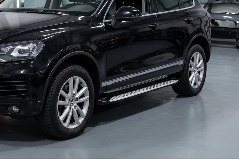 Volkswagen Touareg 2002–2010 Side steps Shining V1 (2 st., aluminium) Image