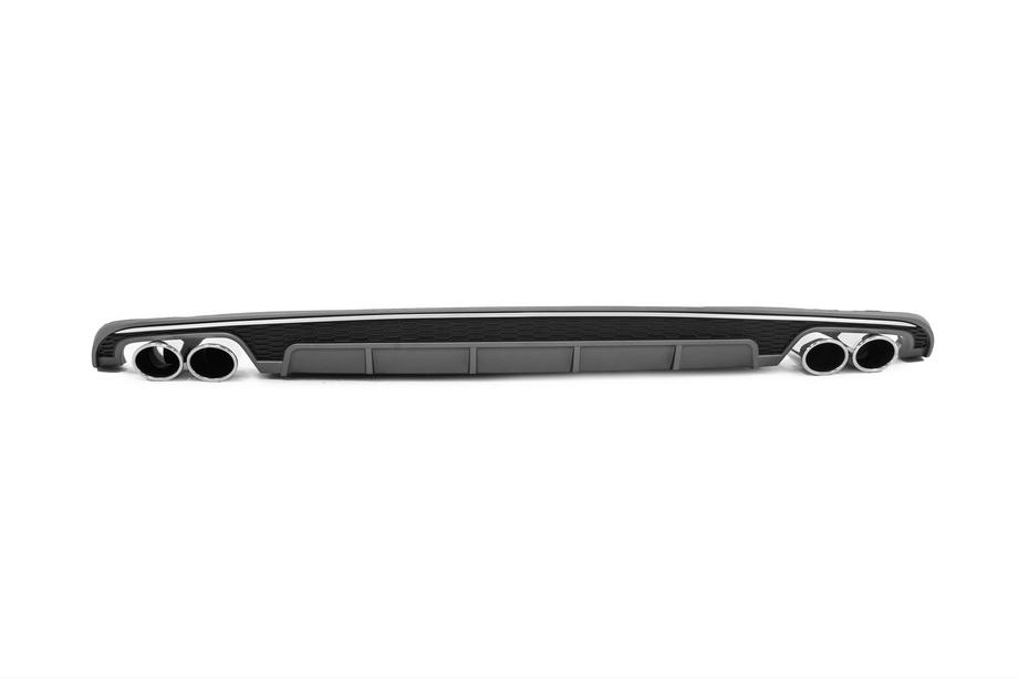 Audi A6 C7 2011–2017 Achterdiffuser met uitlaatsierstukken S-Style (voor S / S-Line 2014-2017) Image