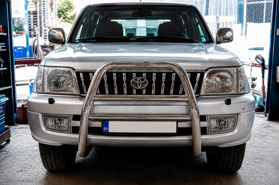 Toyota Land Cruiser 90 Prado 1996–2002 RVS bullbar QT008 Foto 1