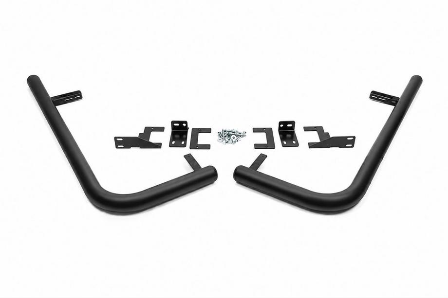 Volkswagen LT 1995–2006 AK-SO Black achterhoekstukken (RVS) Lange wielbasis Foto 2