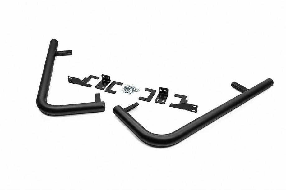 Volkswagen LT 1995–2006 AK-SO Black achterhoekstukken (RVS) Lange wielbasis Foto 3