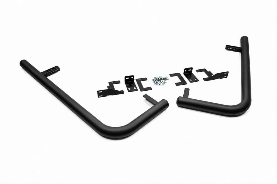 Volkswagen LT 1995–2006 AK-SO Black achterhoekstukken (RVS) Lange wielbasis Foto 4