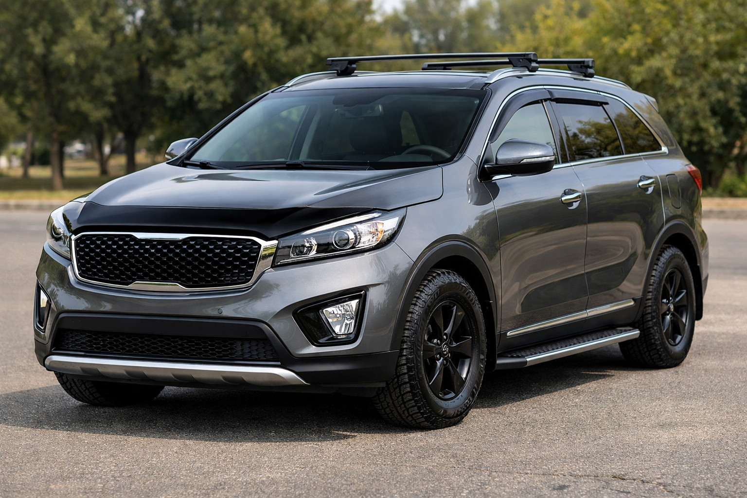 Basisupgrade voor Kia Sorento III UM 2014-2020: dagelijks gebruik en lichte motorkapbescherming