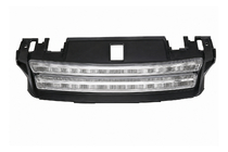 Range Rover Sport 2014–2022 Radiateurgrille, zwart frame / zilverkleurig gaas (2014) foto 1