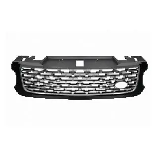 Radiateurgrille SVR zwart frame / zilverkleurig gaas (2014)