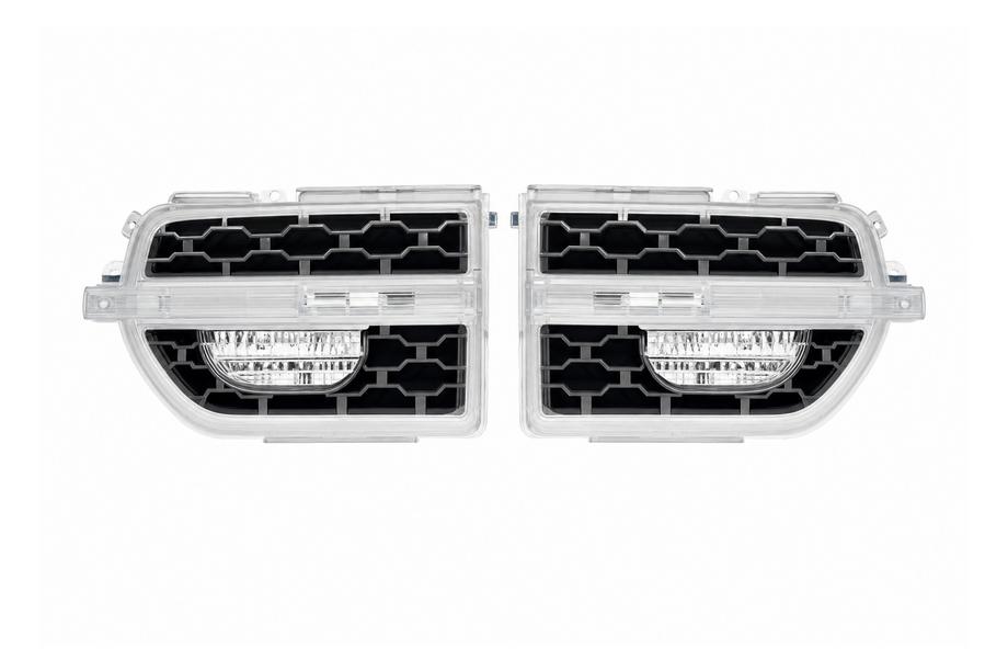 Land Rover Discovery IV 2009–2017 Zilveren spatbordroosters Image