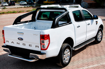 Ford Ranger 2011–2022 BlackLine side steps (2 stuks, aluminium) foto 1