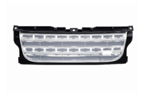 Land Rover Discovery III 2004–2009 Radiateurgrille, zwart frame / zilverkleurig gaas (2014) foto 1