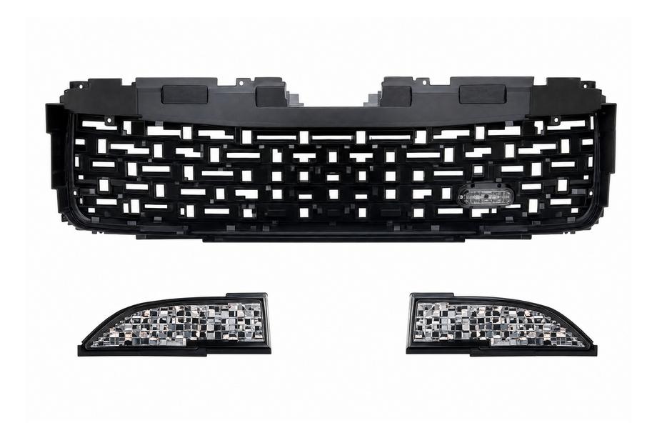 Land Rover Discovery Sport 2014– Zwarte radiateurgrille + spatbordkieuwen Image