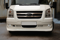 Ford Transit 2000–2014 Grillelijst voor radiateurgrille (set van 2, RVS) OmsaLine - Italiaans roestvrij staal foto 3