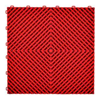 Modulaire tegel P/P (40x40x1.8 cm, rood)