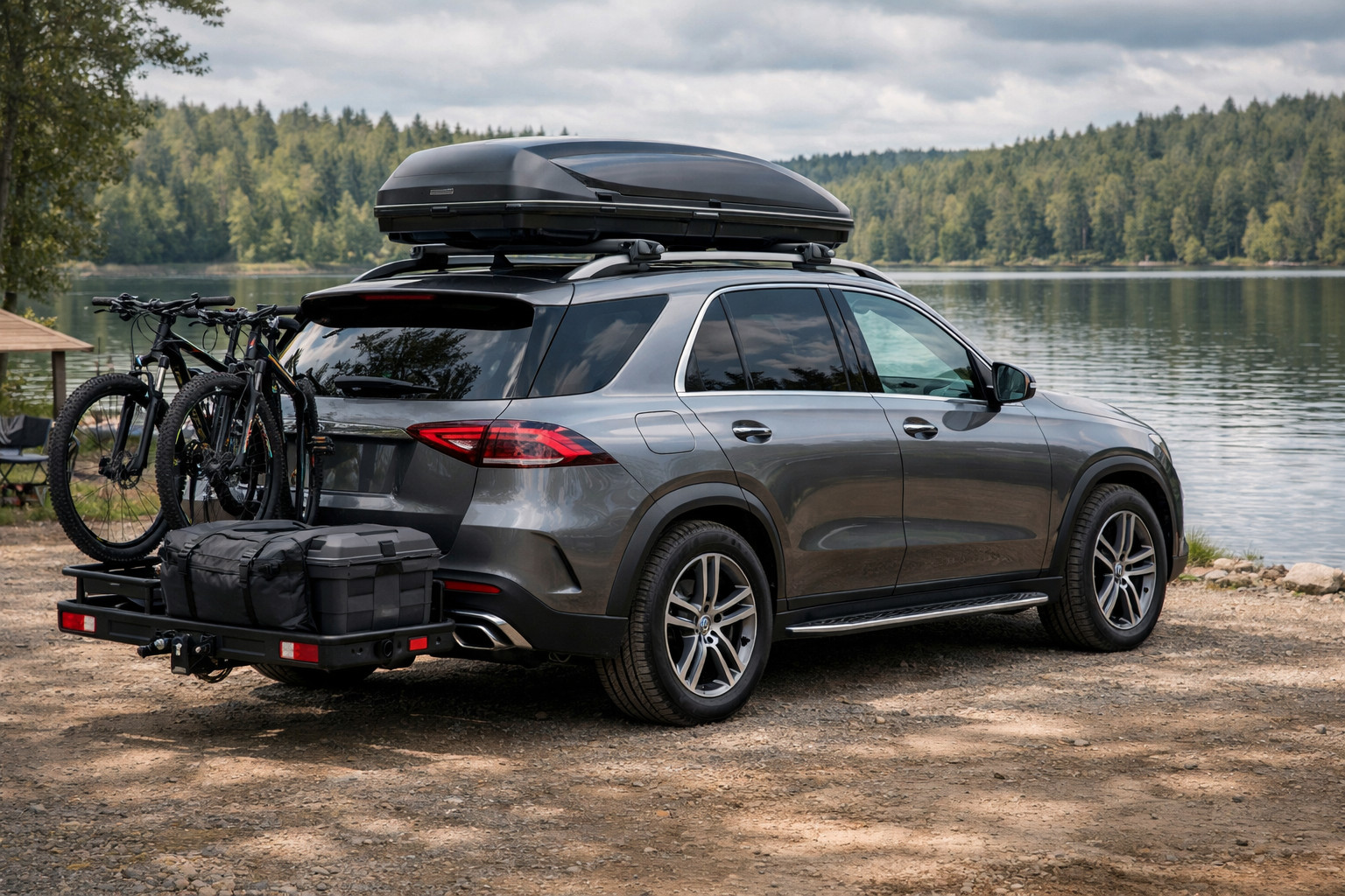 Wat te monteren op de Mercedes GLE W167 voor gezinsreizen en daklading