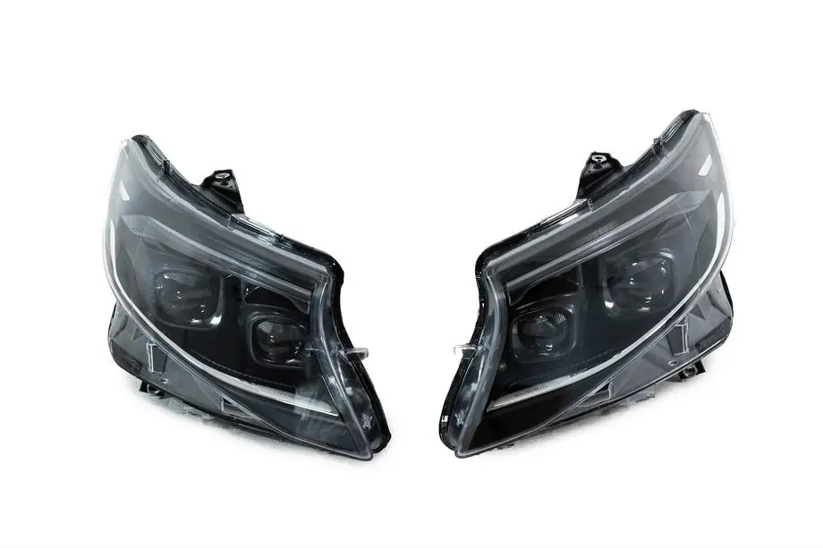 Mercedes Vito/V-klasse W447 2014– Koplampen 2025 Design LED Black (voor Vito, 2 stuks) Image