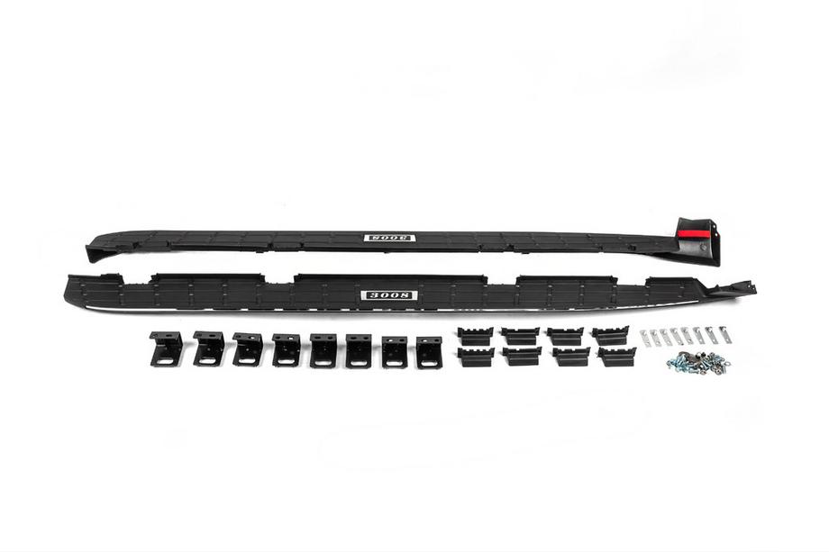 Peugeot 3008 2016–2023 OEM V2 zijtreden (set van 2, aluminium) Image
