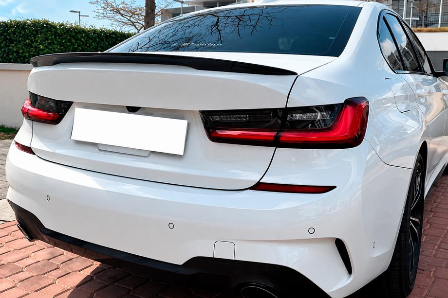 BMW 3 Serie G20/G21 2018– DPT M-Style spoiler (voor G20/G80, hoogglans zwart) Foto 1