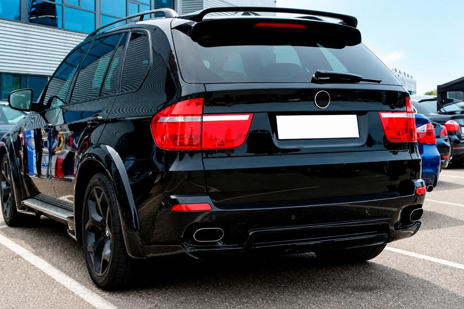 BMW X5 E70 2007–2013 DPT M-Style spoiler (glanzend zwart) Image