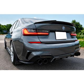 DPT achterste FLAP-extensions (voor G20, hoogglans zwart) BMW 3 Serie G20/G21 2018– foto 1