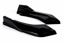 BMW 1 Serie F20/F21 2011–2019 DPT achterbumper FLAP-extensions (voor F20, hoogglans zwart) foto 2