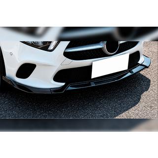 Voorbumper lip spoiler DPT V-1 (hoogglans zwart) foto 1