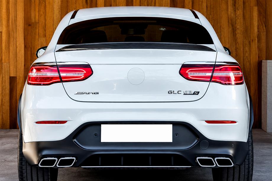 Mercedes GLC X253 2015–2022 DPT spoiler (hoogglans zwart) Image
