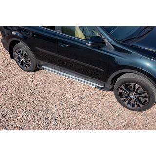 OEM V4 Silver side steps (2016-2018, 2 stuks, aluminium) Toyota Rav 4 2013–2018 foto 1