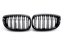 BMW 3 Serie E46 1998–2006 M-Look nierroosters DPT (voor Coupe 1998-2003, hoogglans zwart) foto 2