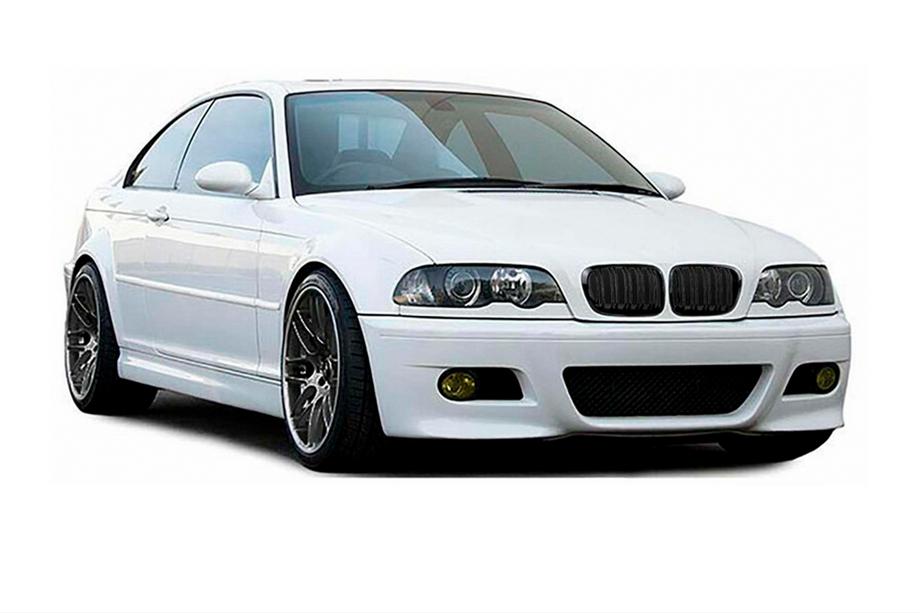 BMW 3 Serie E46 1998–2006 M-Look nierroosters DPT (voor Coupe 1998-2003, hoogglans zwart) Image