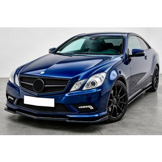 Front lip spoiler DPT (voor AMG Line, 2010-2012, hoogglans zwart) Mercedes E-Klasse Coupé C207 2010–2017 foto 1