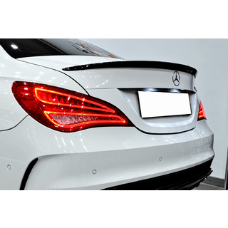 DPT spoiler (hoogglans zwart) Mercedes CLA C117 2013–2019 foto 1