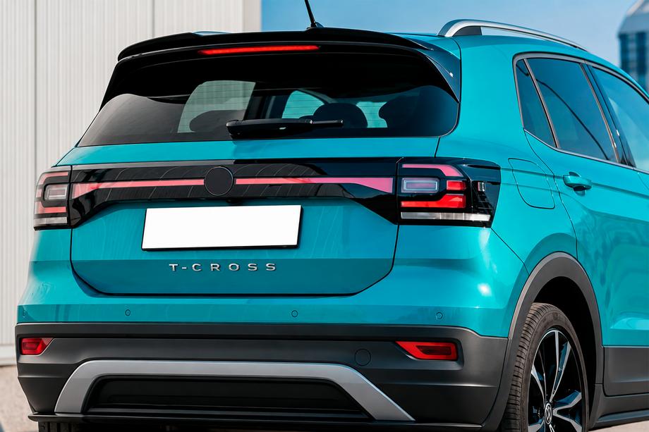Volkswagen T-Cross 2019– DPT spoiler (hoogglans zwart) Image