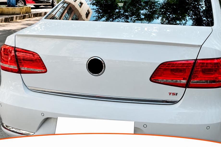 Volkswagen Passat B7 2012–2015 DPT spoiler (voor EU, hoogglans zwart) Image