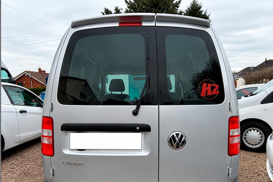 Volkswagen Caddy 2004–2010 Spoiler (2-deurs, hoogglans zwart) Image