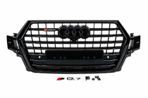 Audi Q7 2015–2026 Voorgrille SQ7-stijl (2015-2019, zwart) foto 1