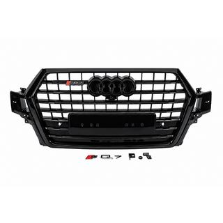 Voorgrille SQ7-stijl (2015-2019, zwart) Audi Q7 2015–2026