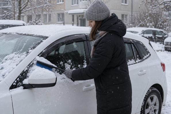 Vriezen raamdeflectors vast in de winter, en moet je ze verwijderen?